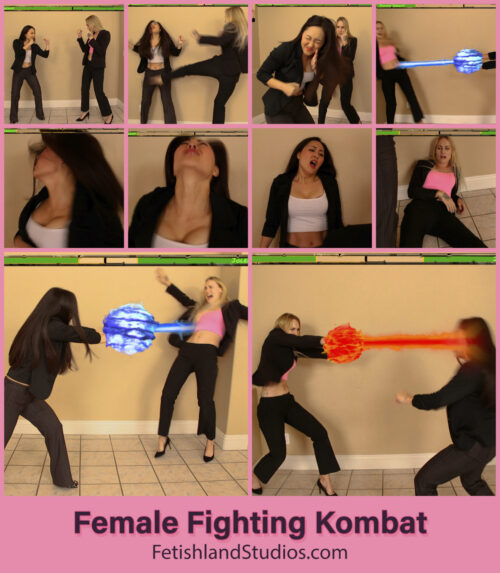 Female fighting kombat 4K