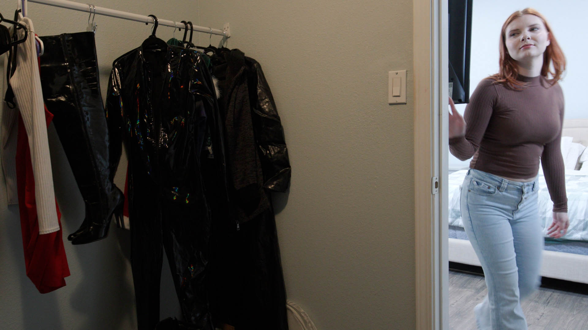 Trying on Mom’s Boots 4K - Image 30