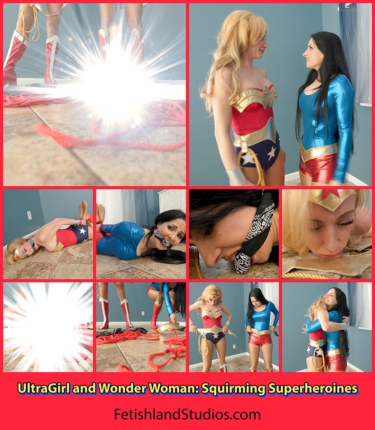 UltraGirl and Wonder Woman: Squirming Superheroines 4K
