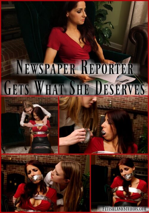 Newspaper Reporter Gets What She Deserves
