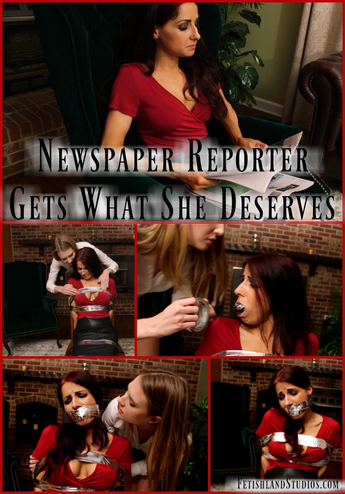 Newspaper Reporter Gets What She Deserves