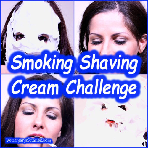 Smoking Shaving Cream Challenge